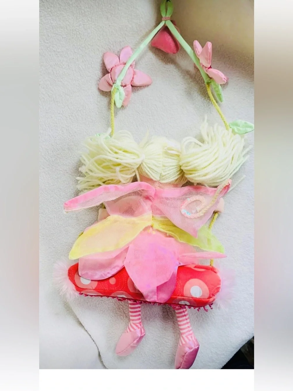 GUND wall to wall fun fairy on a swing Fairycore Fantasy Fairytales